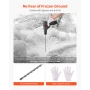 Driveway Markers, 20Pcs 147cm Long 7.87mm Dia, Hi-Visibility Driveway Reflectors with 12 in Steel Drill Bits, Reflective Snow St