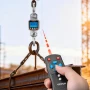 Digital Crane Scale, 6600 lbs/3000 kg Max Capacity, Heavy Duty Industrial Hanging Scale with Cast Aluminum Case & LCD Display, 5