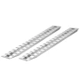 Loading Ramps, 2 Pcs 2745 x 380 mm, Durable Aluminum and Heavy-Duty Trailer Ramp Set with Anti-Slip Plates, 4535.9 kg Combined C