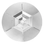 Fire Pit Heat Deflector for Solo Stove Yukon, 508 mm Bonfire Round for Wood Burning Fire Pit, 304 Stainless Steel Heat Diffuser,