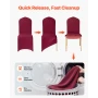 Burgundy Chair Covers