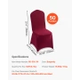 Burgundy Chair Covers