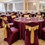 50 Pcs Burgundy Chair Covers, Polyester Spandex Chair Cover, Stretch Slipcovers for Wedding Party Dining Banquet Flat-Front Chai