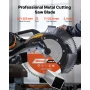 Circular Saw Blade, 355 mm Diameter, 72 Sharp Alloy Teeth, 25.4 mm Arbor, Fine Finish, Metal Cutting Blade for Circular Saw, wit