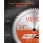 Circular Saw Blade, 355 mm Diameter, 72 Sharp Alloy Teeth, 25.4