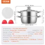 Steamer Pot, 9,5in/24 cm Steamer Pot til madlavning med 5qt