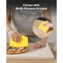 Pizza Stone Extra Large Baking-Stone with PP Scraper