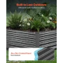 2 Pack Galvanized Raised Garden Beds, 2030 x 1020 x 460 mm, Rectangular Metal Planter Boxes Kit Outdoor, Elevated Planting Box w