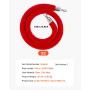2 Pcs Red Velvet Stanchion Ropes, 1.5 m Crowd Control Stanchion