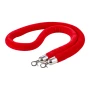 2 Pcs Red Velvet Stanchion Ropes, 1.5 m Crowd Control Stanchion