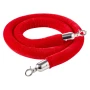 2 Pcs Red Velvet Stanchion Ropes, 1.5 m Crowd Control Stanchion