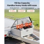 Trailer Tongue Box, 990 x 419 x 305 mm Aluminum Trailer Tongue