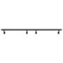 Handrail Stair Railing, 12 ft, Wall Mount Handrails for Indoor Stairs, Thickened Aluminum Alloy Hand Rail with Installation Kit,