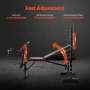 Weight Bench, Multi-Functional Adjustable Weight Bench Press