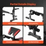 Weight Bench, Multi-Functional Adjustable Weight Bench Press