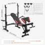 Weight Bench, Multi-Functional Adjustable Weight Bench Press
