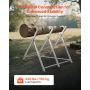 Saw Horse, 149.7 kg Capacity Folding Work Horse with Heavy Duty