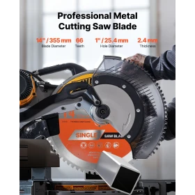 Circular Saw Blade, 355 mm Diameter, 66 Sharp Alloy Teeth, 25.4
