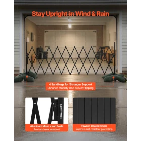 Expandable Barricade, 3.37m Expandable Safety Barrier, Flexible