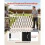 Expandable Barricade, 3.37m Expandable Safety Barrier, Flexible