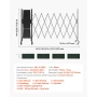 Expandable Barricade, 3.37m Expandable Safety Barrier, Flexible