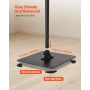 Projector Stand, Projector Floor Stand with Adjustable Height 770 to 1610mm, 360° Horizontal Rotation Projectors Cart for Meetin