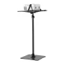 Projector Stand, Projector Floor Stand with Adjustable Height 770 to 1610mm, 360° Horizontal Rotation Projectors Cart for Meetin