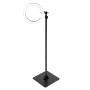 Projector Stand, Projector Floor Stand with Adjustable Height 770 to 1610mm, 360° Horizontal Rotation Projectors Cart for Meetin