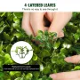 Artificial Topiaries Boxwood Trees, 3ft Tall (2 Pieces) Faux Topiary Plant Outdoor, All-year Green Feaux Plant w/ Replaceable Le