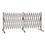 Double Expandable Barricades, 6m Expandable Safety Barrier, Flexible Mobile Barricade with Locking Casters, Portable Folding Sec