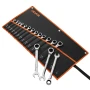 Combination Wrench Set, 16-Piece SAE Sizes, 72 Teeth, Cr-V