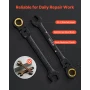 Flex-Head Ratcheting Wrench Set, 24-Piece SAE and Metric, 72