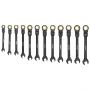 Flex-Head Ratcheting Wrench Set, 24-Piece SAE and Metric, 72