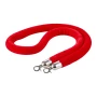 4 Pcs Red Velvet Stanchion Ropes, 1.5 m Crowd Control Stanchion