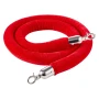 4 Pcs Red Velvet Stanchion Ropes, 1.5 m Crowd Control Stanchion
