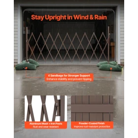 Expandable Barricade, 3.07m Expandable Safety Barrier, Flexible