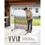 Expandable Barricade, 3.07m Expandable Safety Barrier, Flexible