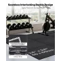 Puzzle Exercise Mat, 24 PCS Fitness Equipment Mats, 610 x 610 x