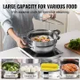 Steamer Pot, 11in/28 cm Steamer Pot til madlavning med 3QT