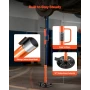 Underhoist Support Stand, 1 Ton Capacity Under Hoist Jack Stand