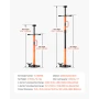 Underhoist Support Stand, 1 Ton Capacity Under Hoist Jack Stand