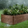 Galvanized Raised Garden Bed, 240 x 120 x 62 cm, Rectangular