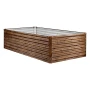 Galvanized Raised Garden Bed, 240 x 120 x 62 cm, Rectangular