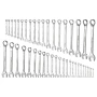 Combination Wrench Set, 44-Piece SAE and Metric, 12-Point Box
