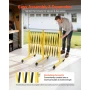 Double Expandable Barricades, 7.66m Industrial Safety Barriers