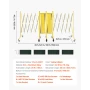 Double Expandable Barricades, 7.66m Industrial Safety Barriers