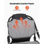 Kayak Seat, 1 Pack 34 mm Raised Height, Universal Foldable Canoe Seat with Adjustable Back Support, Adjustable Straps, and Alumi