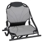 Kayak Seat, 1 Pack 34 mm Raised Height, Universal Foldable Canoe Seat with Adjustable Back Support, Adjustable Straps, and Alumi