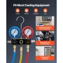 AC Manifold Gauge Set for R134a R404A R1234yf R22 Refrigerant