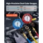 AC Manifold Gauge Set for R134a R404A R1234yf R22 Refrigerant